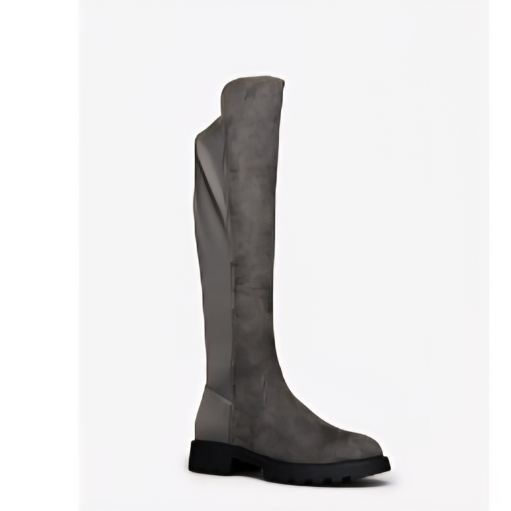 Shoe Dazzle Charcoal Over the Knee Boots